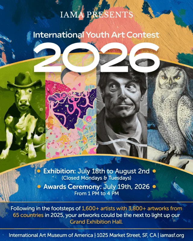 โปสเตอร์ International Youth Art Contest 2026 โดย International Art Museum of America