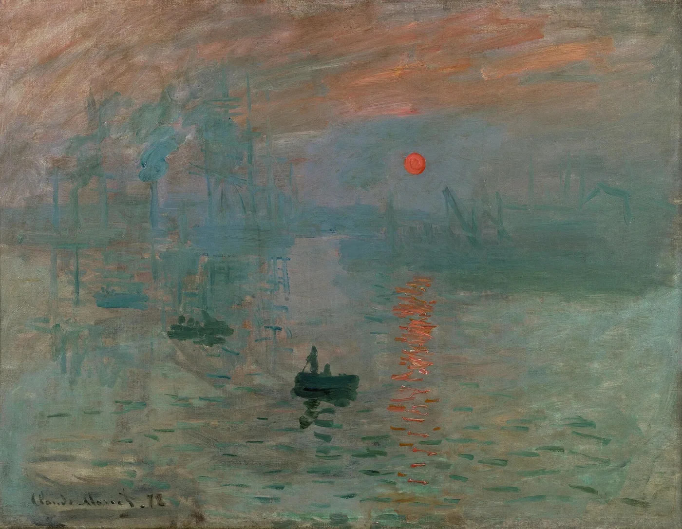 พระอาทิตย์ขึ้น ท่าเรือเลออาฟวร์ (Impression, Sunrise)