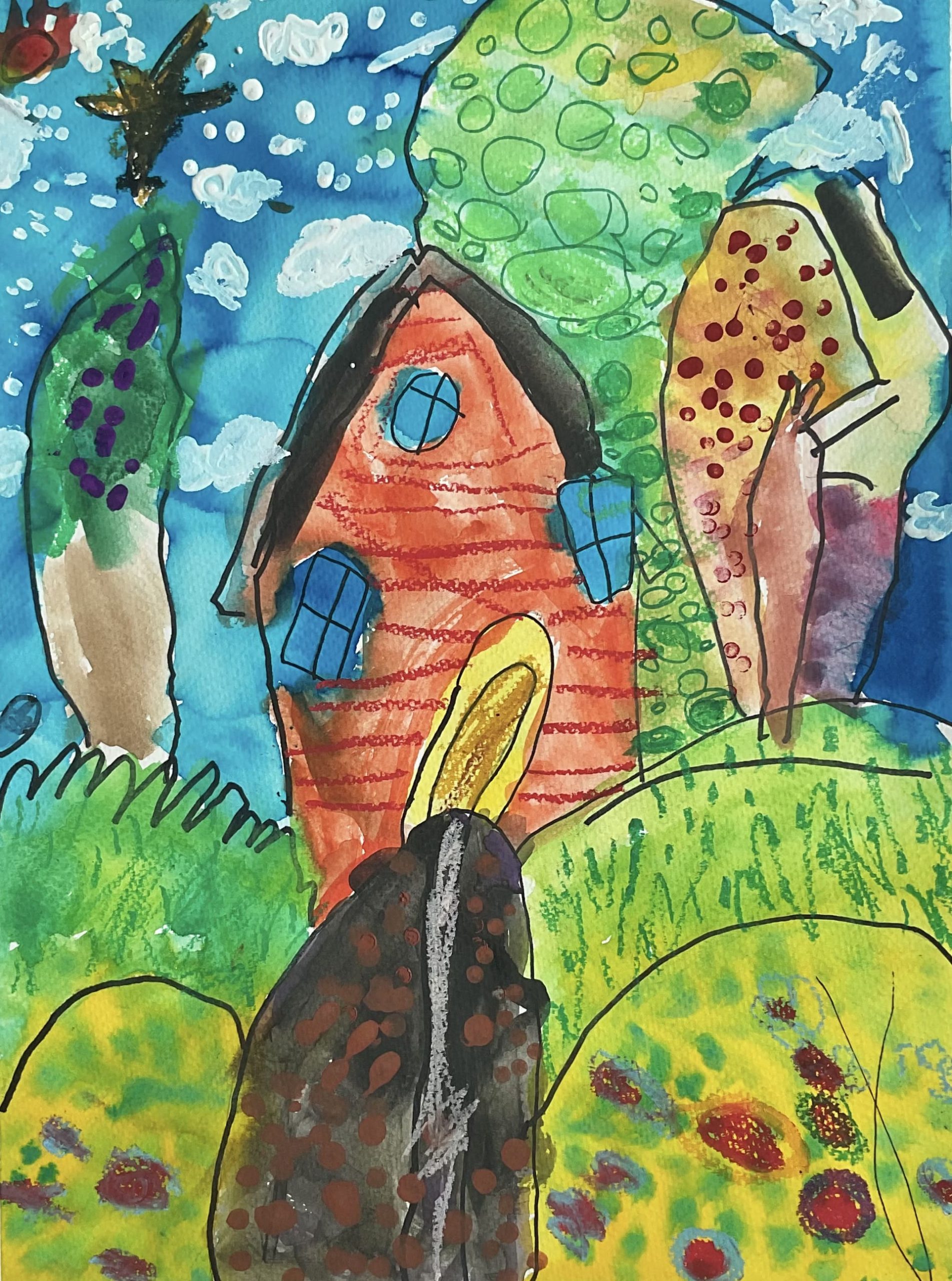 The Magical Orange Cottage